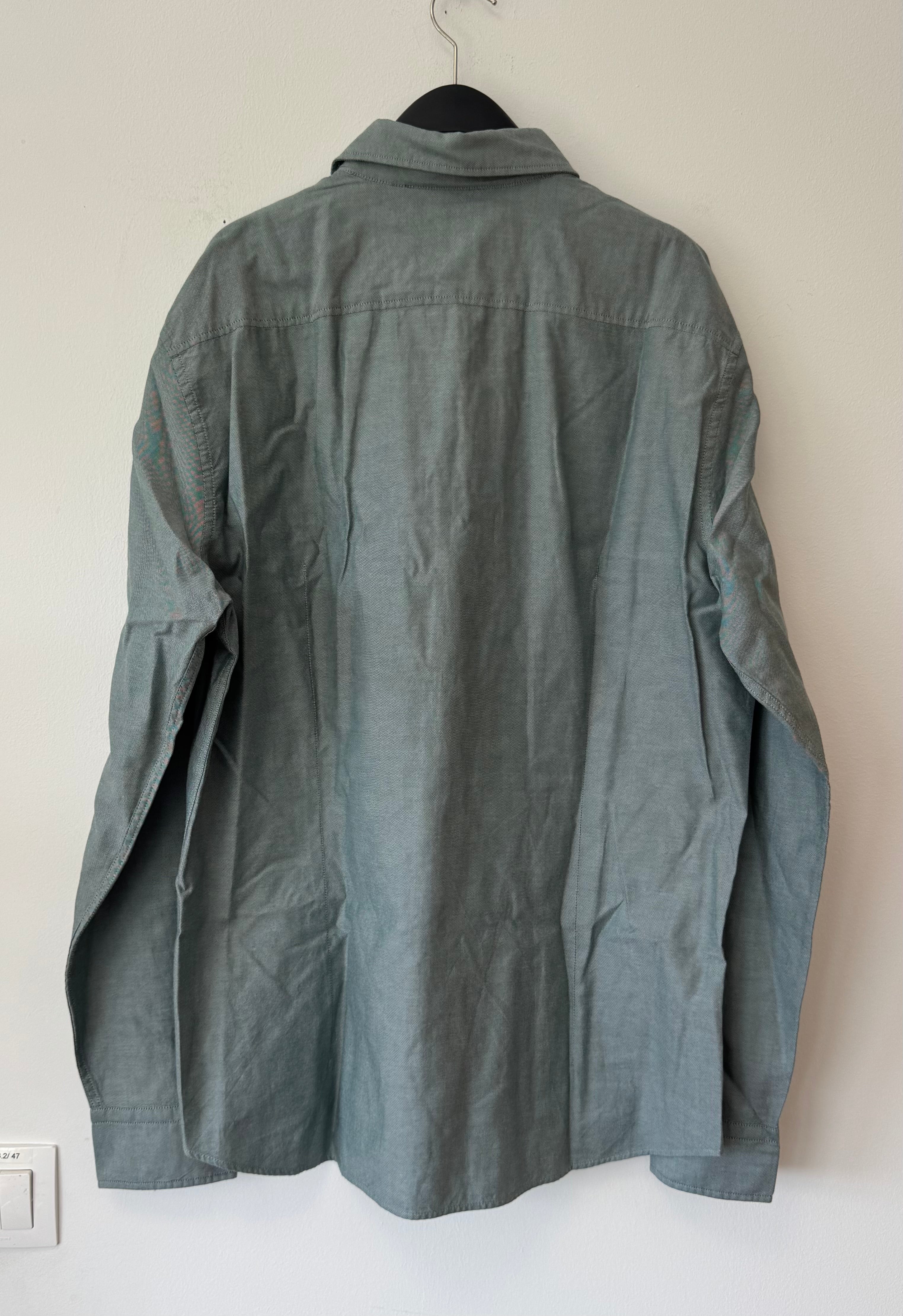 JOOP! Herren Chambray Hemd Gr. L – Hellgrün, Guter Zustand