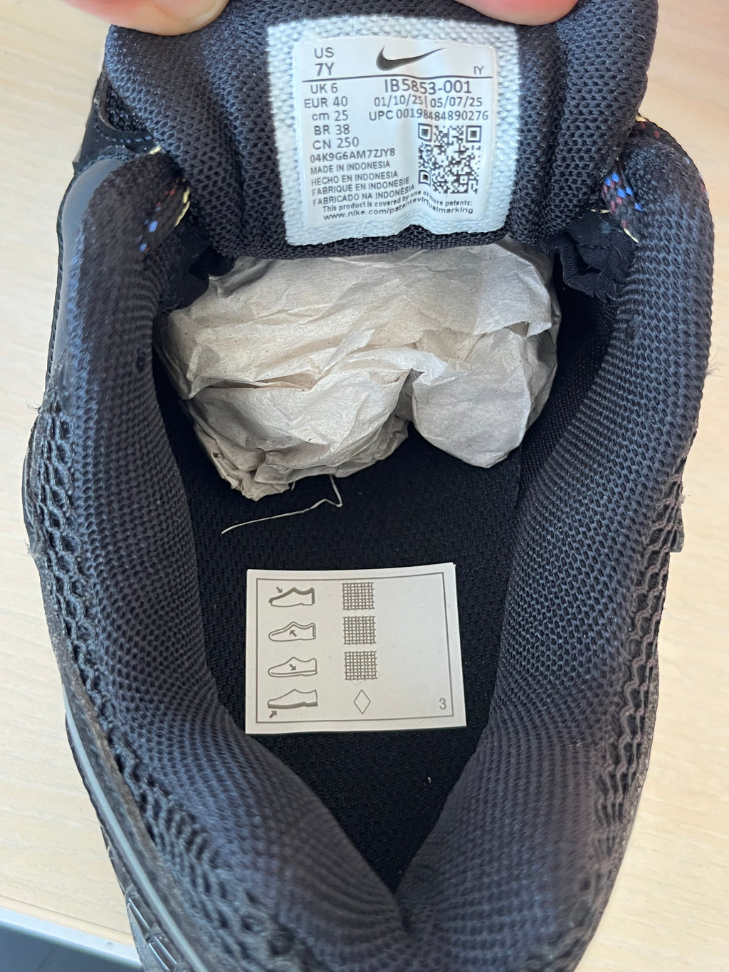 Nike Vomero 5 EE (GS) Schwarz/Anthrazit Größe EU 40 Neu