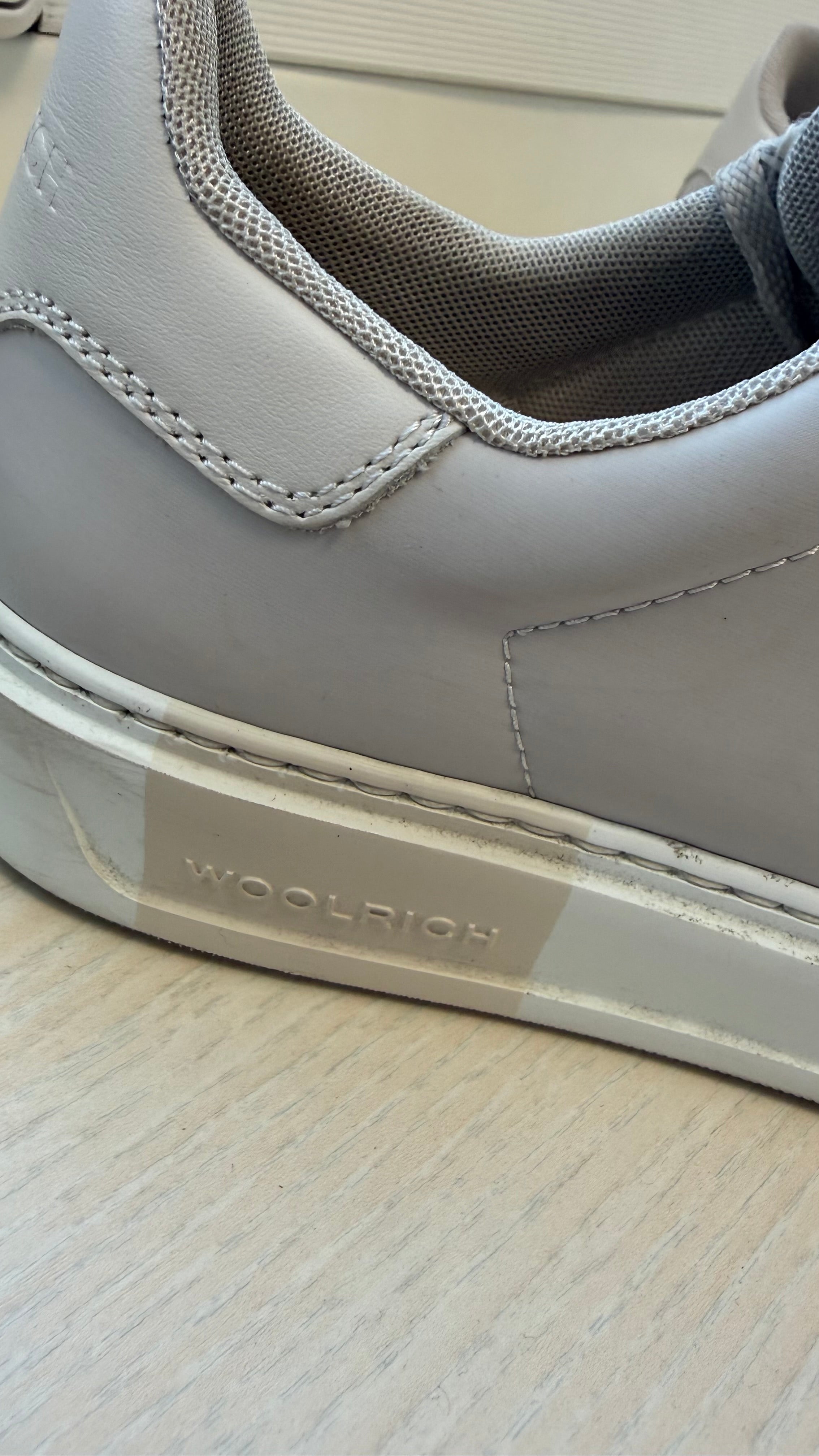 Woolrich Eco-Leather Sneakers Weiß EU 37 Damen Italien Sehr Gut