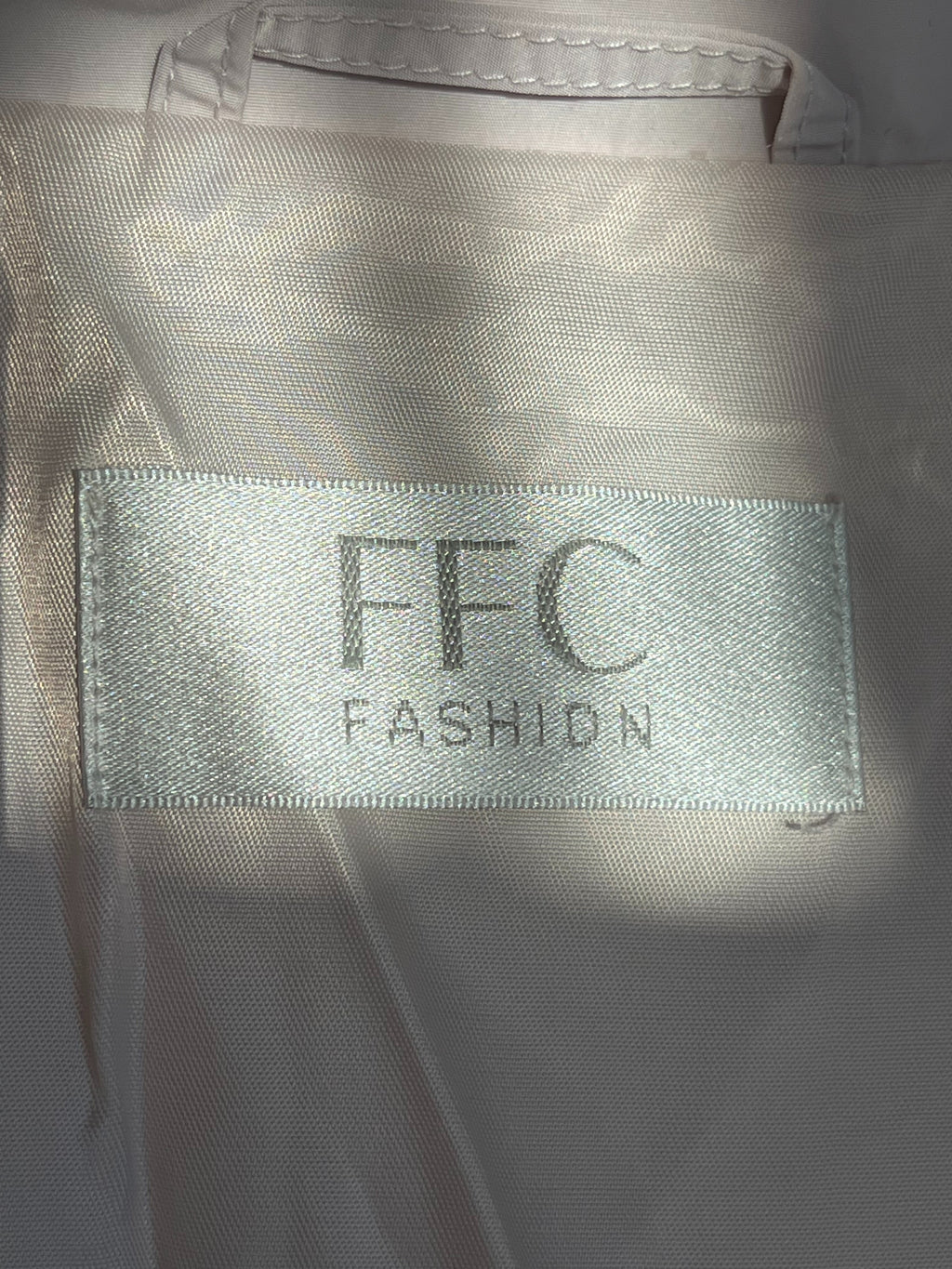 FFC Lightweight Women’s Coat, Blush, Size L, 100% Polyester, Good Condition