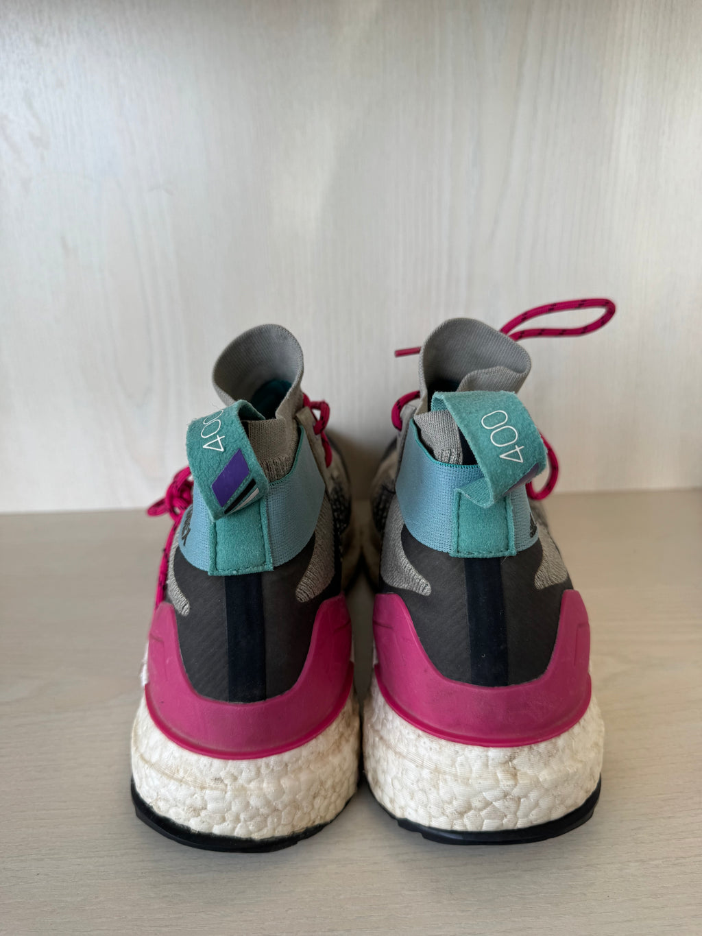 Adidas Terrex Free Hiker US 11.5 Light Brown/Carbon/Pink – Boost, Continental