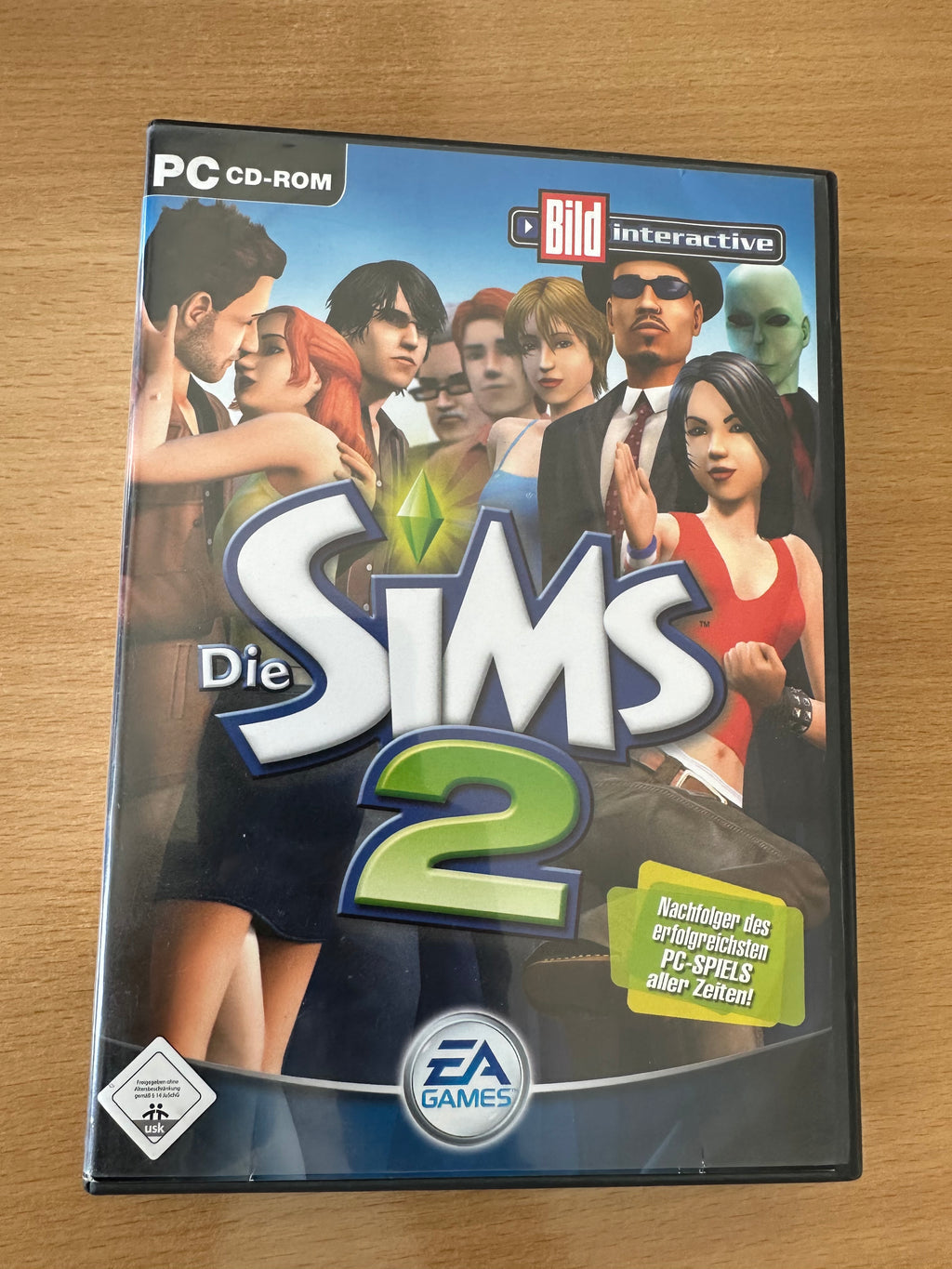 Die Sims 2 (PC, Deutsch) – Komplett 4-CD-Set + Handbuch, guter Zustand