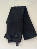 Philipp Plein Super Straight Cut Black Out Jeans W33 Black/Red, Good Condition