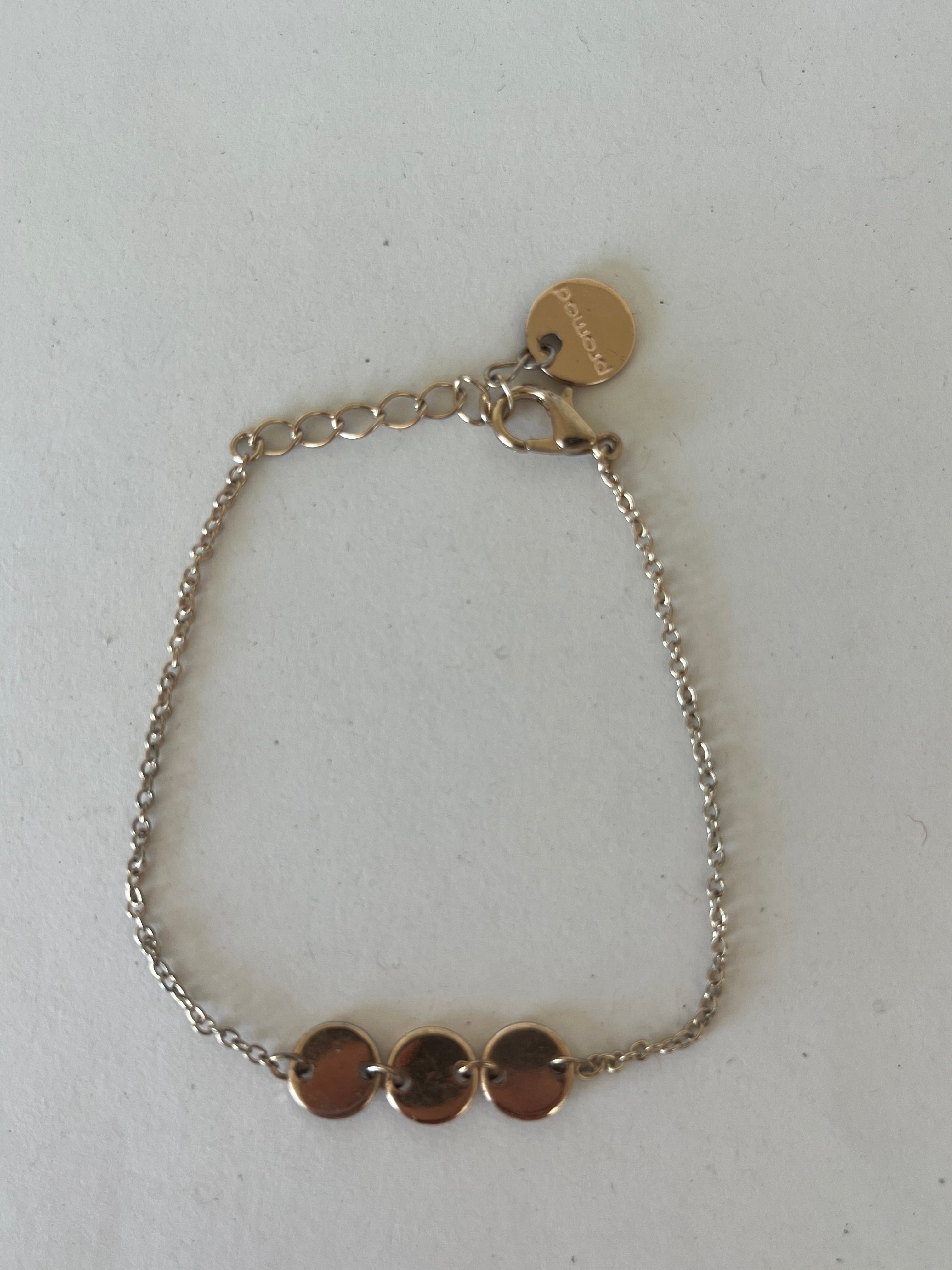 Promod Armband-Set – 3-teilig, Goldfarben, Verstellbar, Sehr guter Zustand