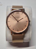 Paul Hewitt Sailor Line 39mm Rose Gold Watch + Anchor Bracelet, Like New