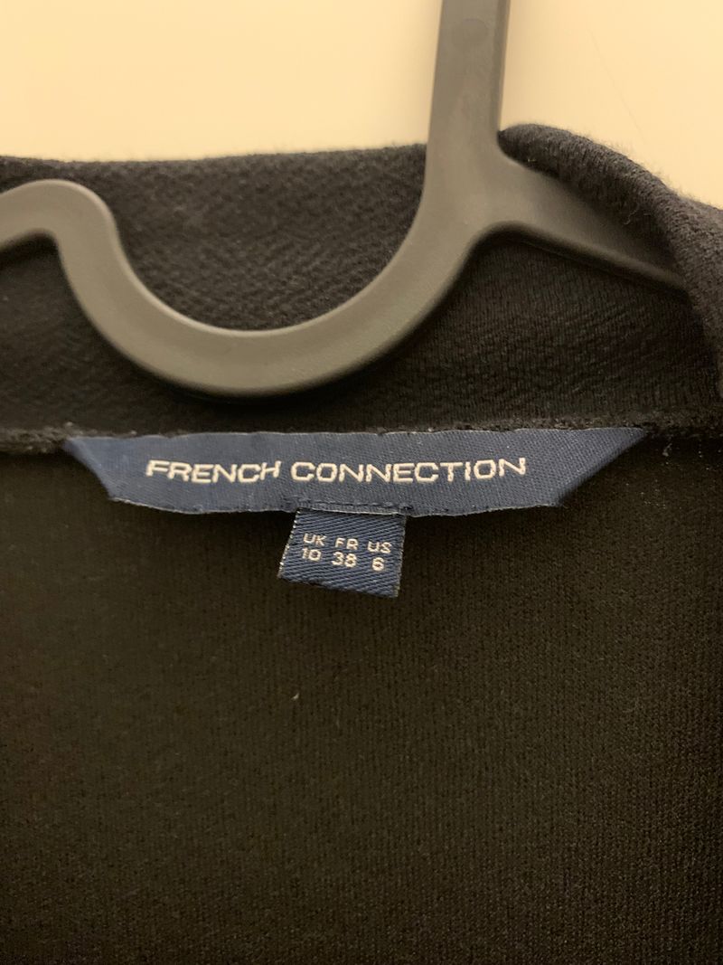 French Connection Jersey Blazer Cardigan | Schwarz | UK 10 | Sehr gut