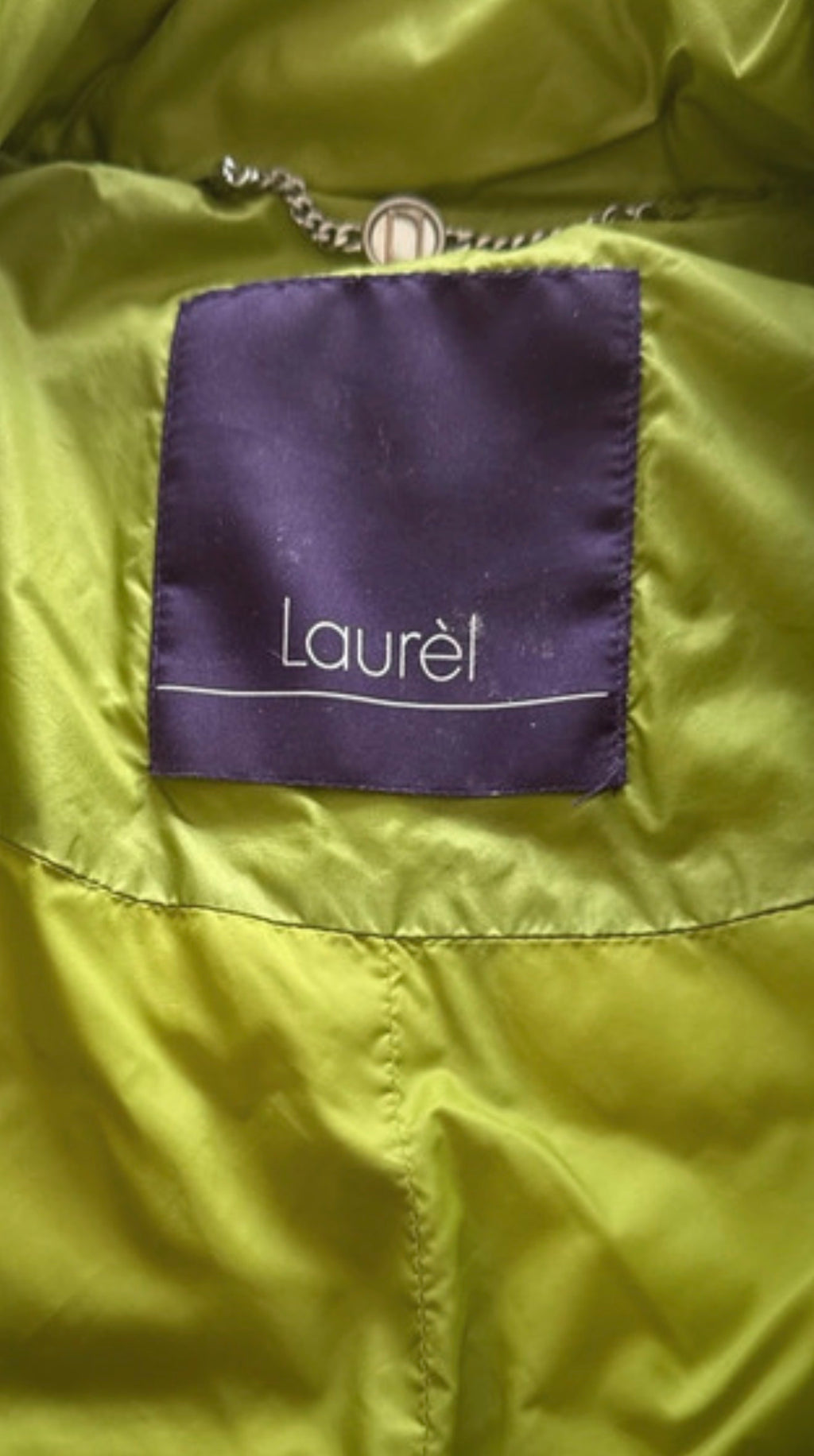 Laurèl Daunenjacke M – Limettengrün, 2-Wege-Reißverschluss, Guter Zustand