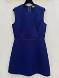 Stella McCartney Wollmix Shiftkleid Royalblau IT 40 Sehr Gut