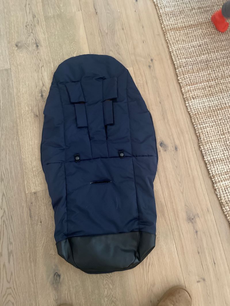 Cybex Platinum Fußsack – Dunkelblau, Standard, Sehr guter Zustand