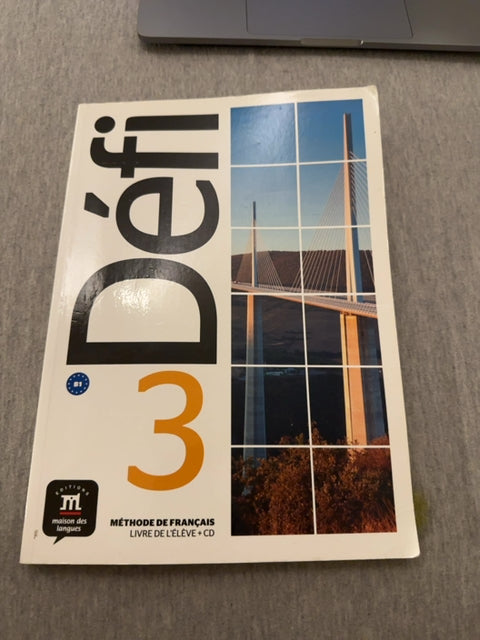 Défi 3 – Französisch Methode | Schülerbuch + Audio-CD | B1 | Sehr guter Zustand