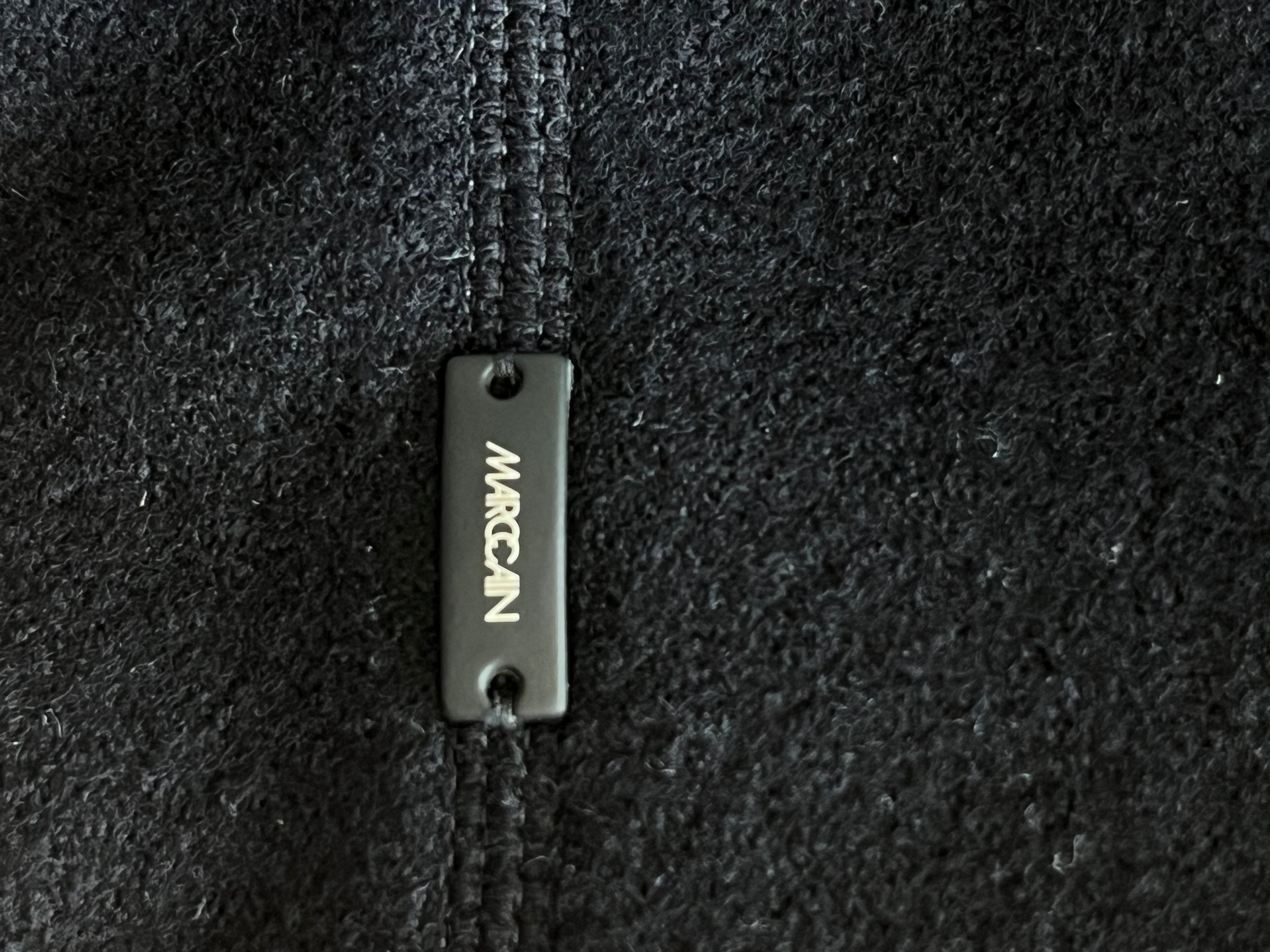 Marc Cain Woll Minirock, Blau/Schwarz, Sehr Gut, Größe N3/EU38