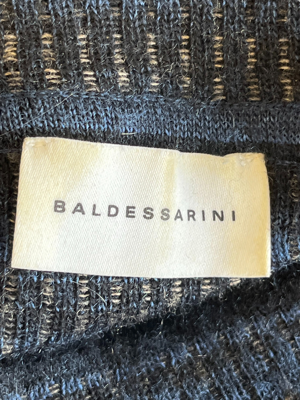 Baldessarini Rollkragenpullover – Wollmix, Blau, Gestreift, Gr. 52, Gut