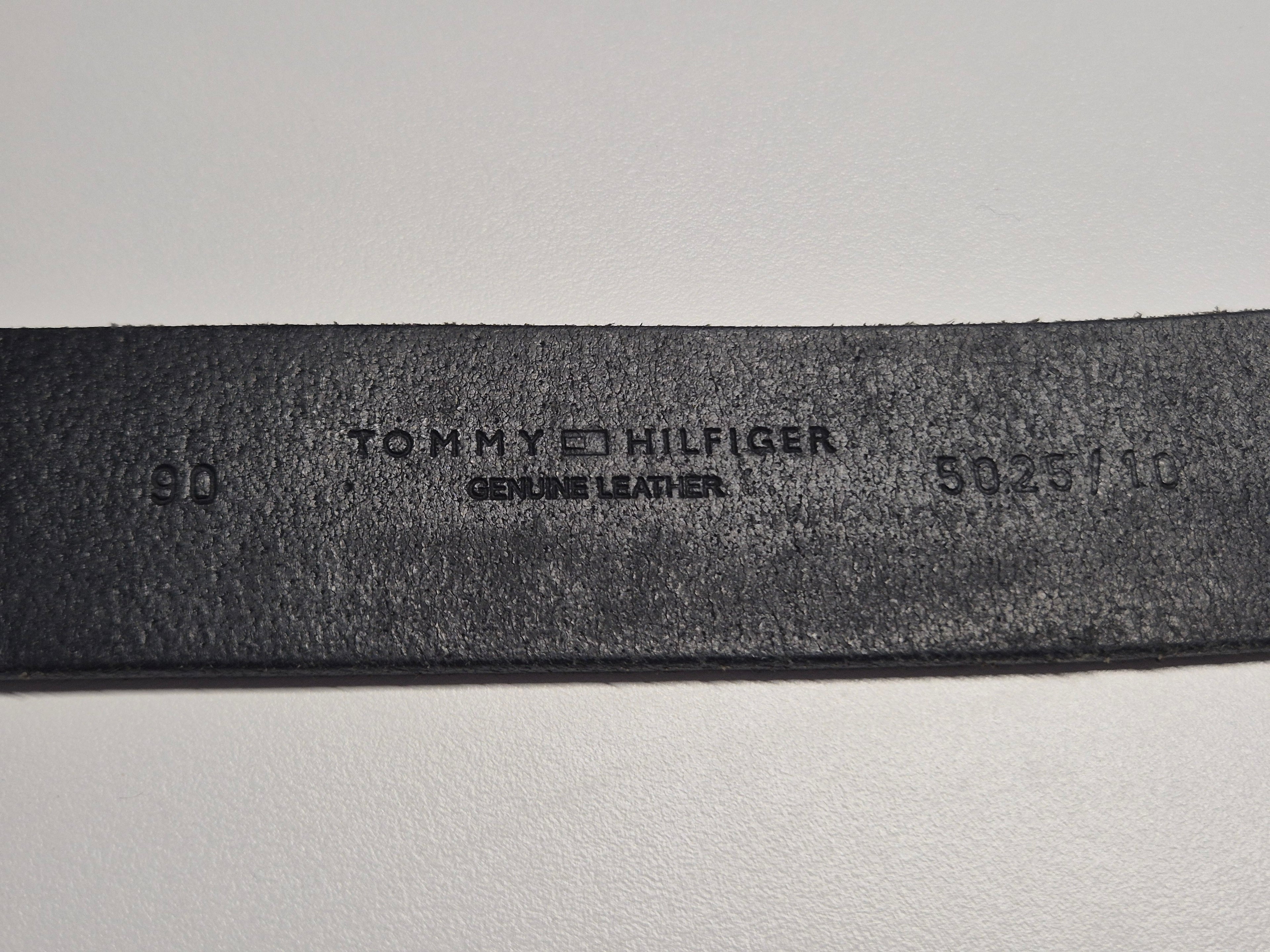 Tommy Hilfiger Ledergürtel – Schwarz, Herren, M (100 cm), Gebrauchszustand