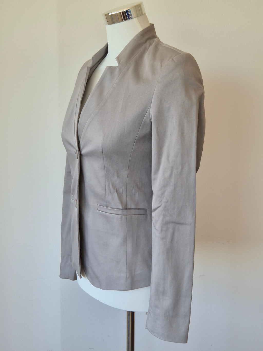NEU! More & More Blazer Grau Gr. 34 – Business Chic, UVP €99,99