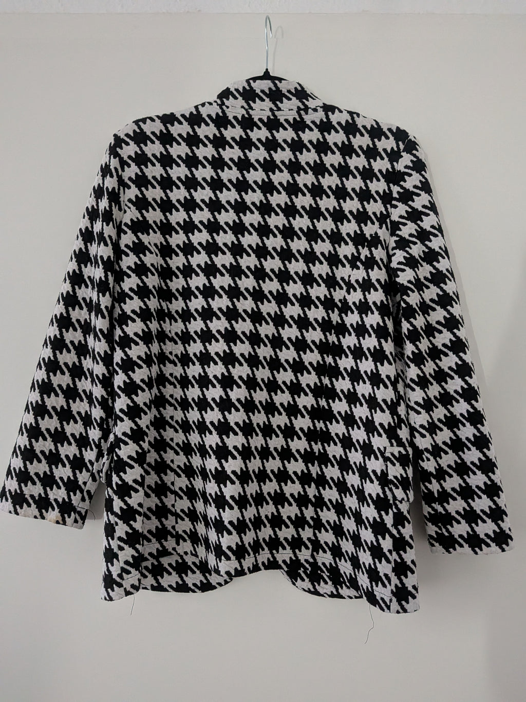 Leichter Hahnentritt-Jersey-Blazer von In Shape, XL, Schwarz-Weiß, sehr gut