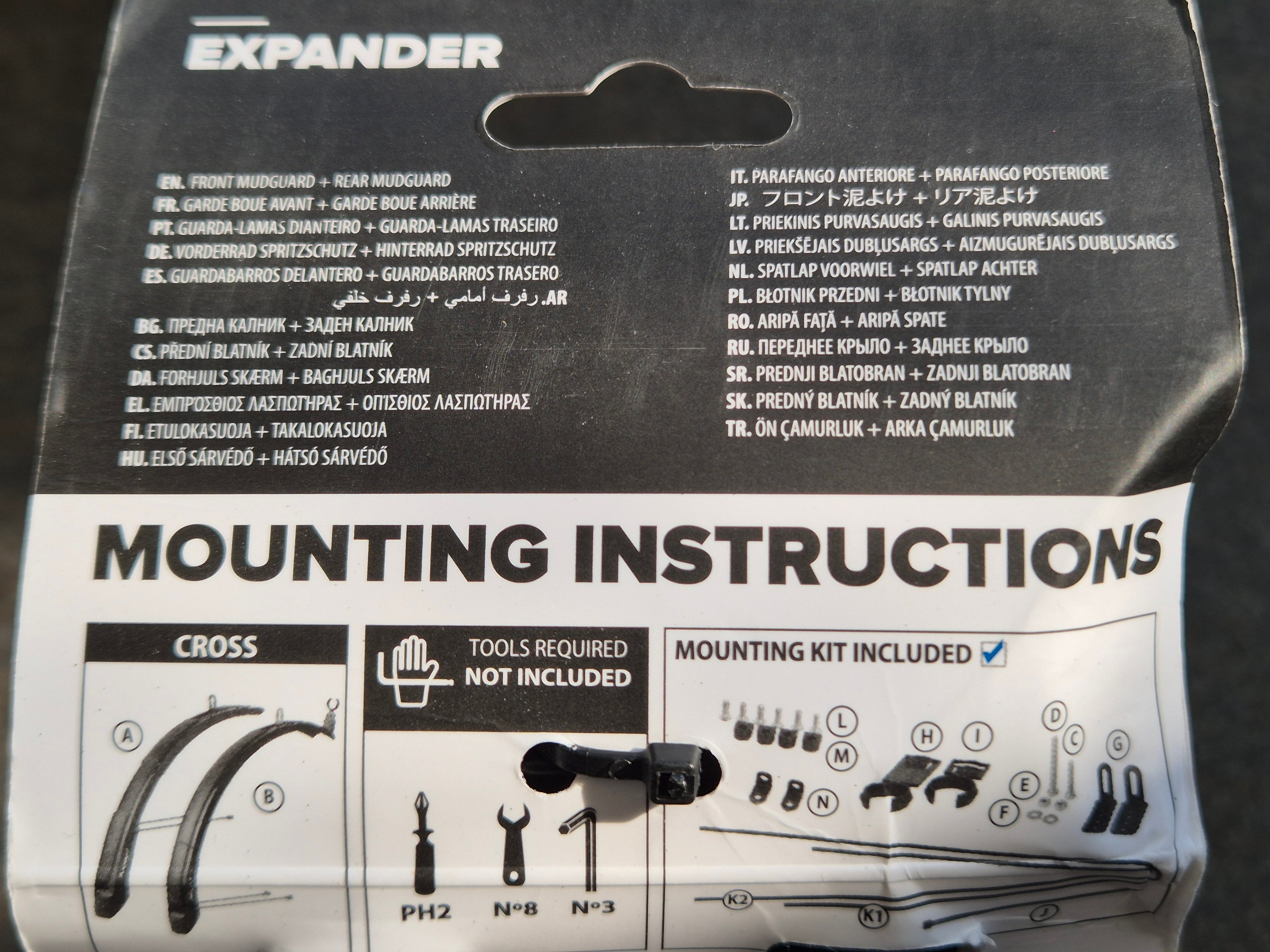 Polisport Expander MTB Rear Mudguard 26-29″ Damaged Non-functional