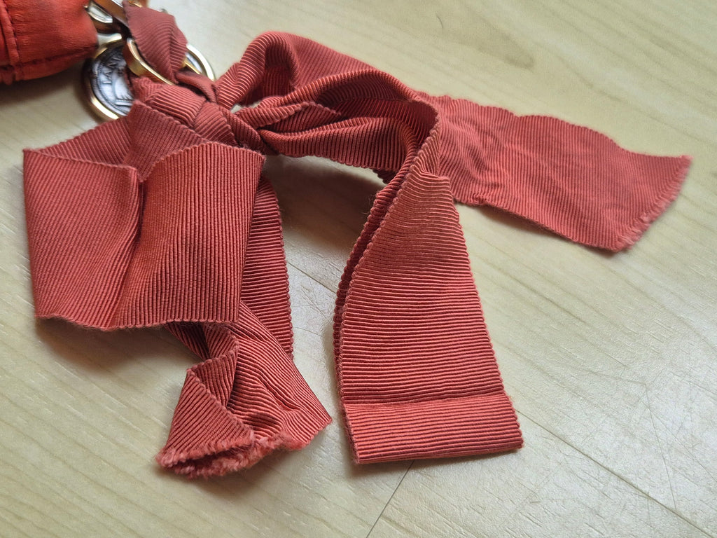 Lanvin Amalia Kosmetiktasche/Clutch Leder Steppung Rot | Guter Zustand