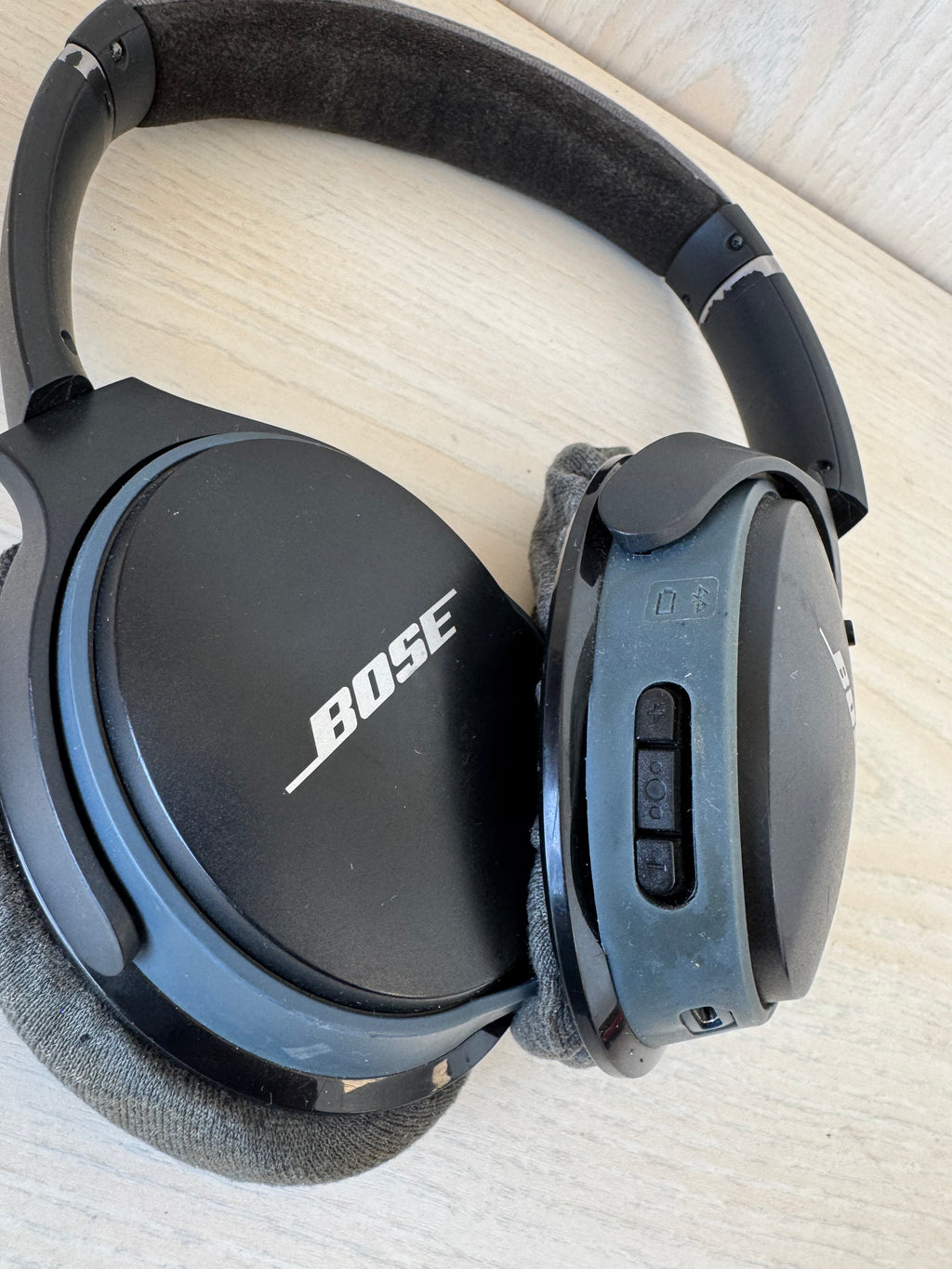 Bose SoundLink Around-Ear II Wireless Kopfhörer Schwarz (Ohne Kabel, Zustand: Schlecht)