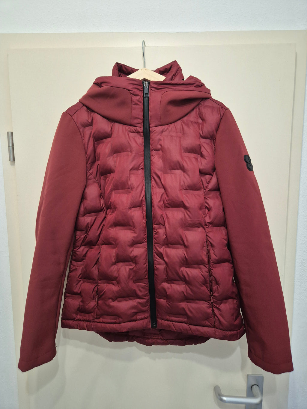s.Oliver Damen Steppjacke Gr. 38 Rot Polyester Guter Zustand