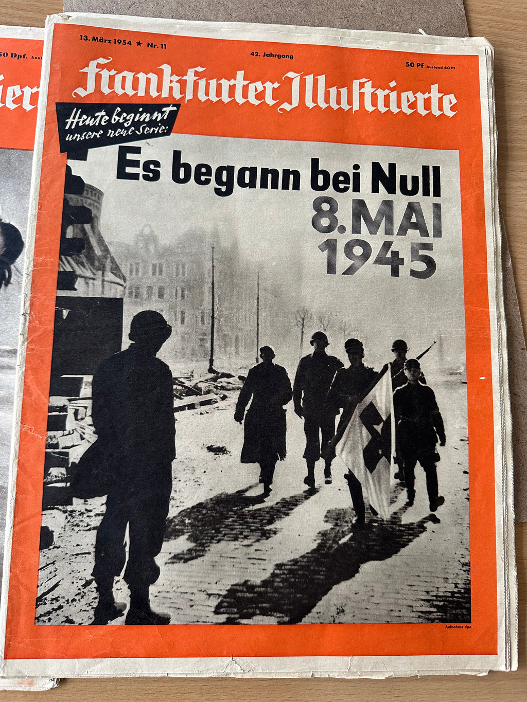 Frankfurter Illustrierte Nr. 15 – Vintage Magazin, 2 Stück, guter Zustand