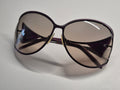 Roberto Cavalli Damen Sonnenbrille – Lila, Snake Design, mit Etui (beschädigt)