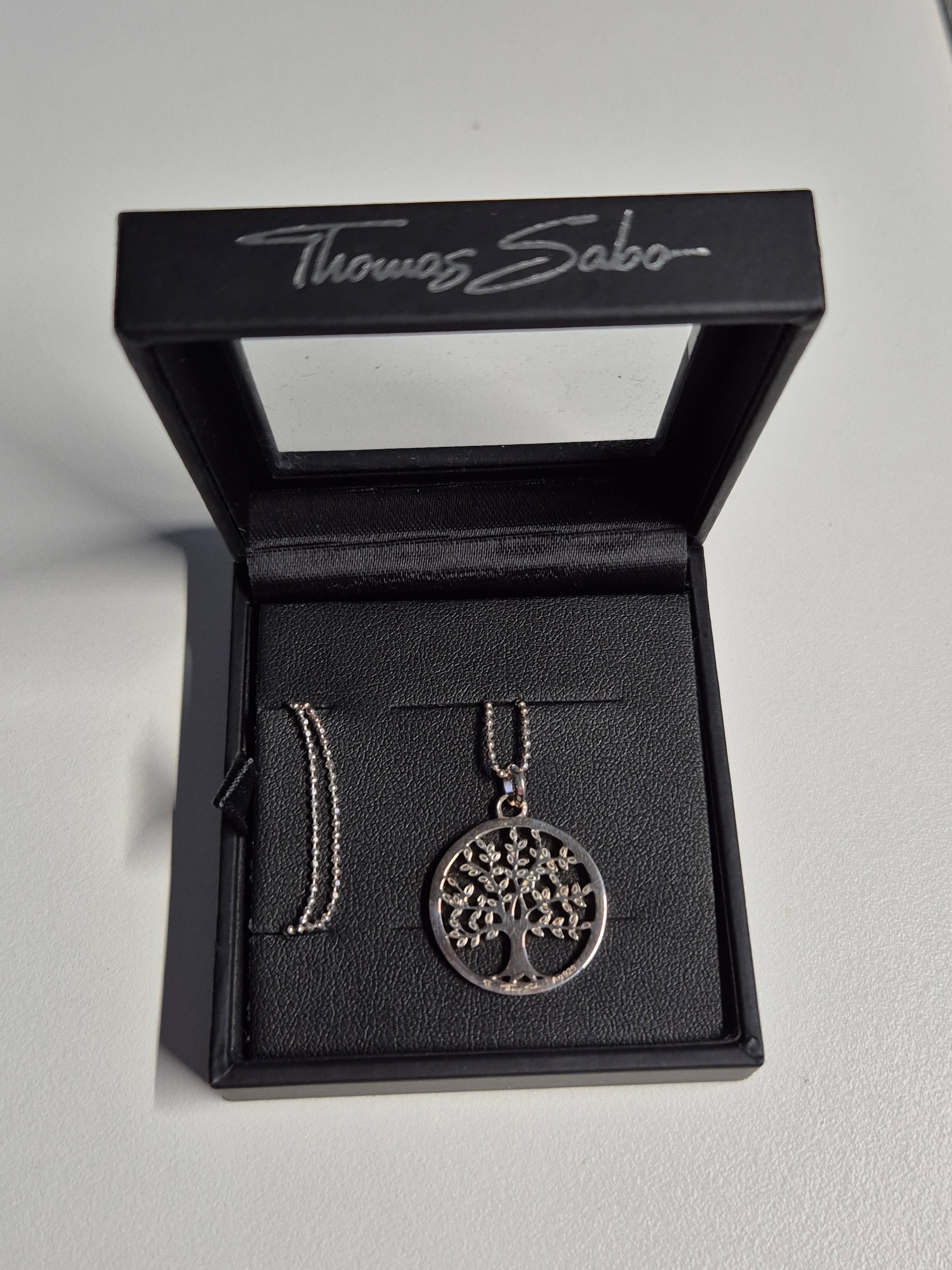 Thomas Sabo Tree of Life Necklace, 45cm, Silver, Like New, Boxed