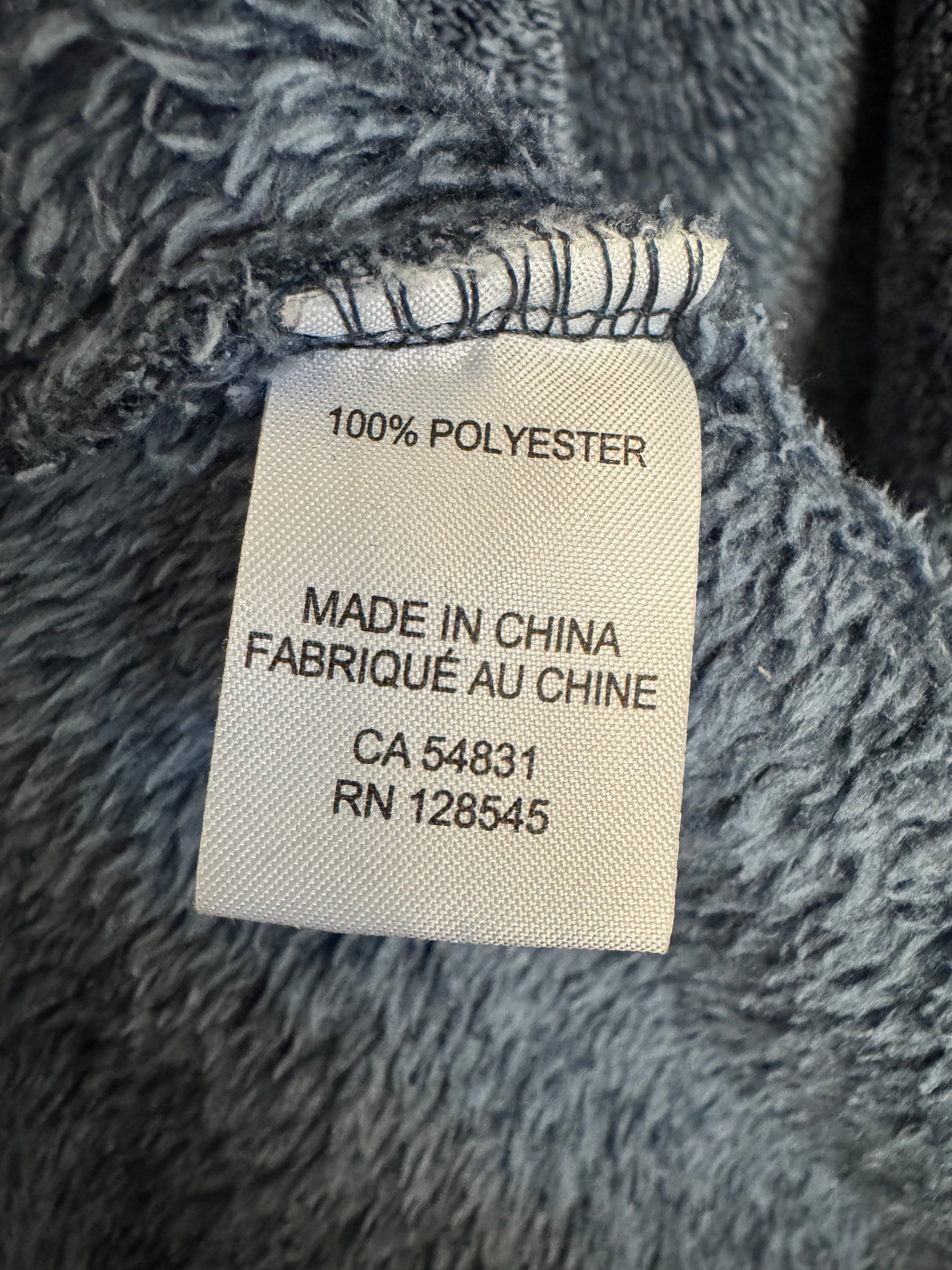 Daniel Buchler Plush Bathrobe – Navy Blue, L/XL, Very Good Condition