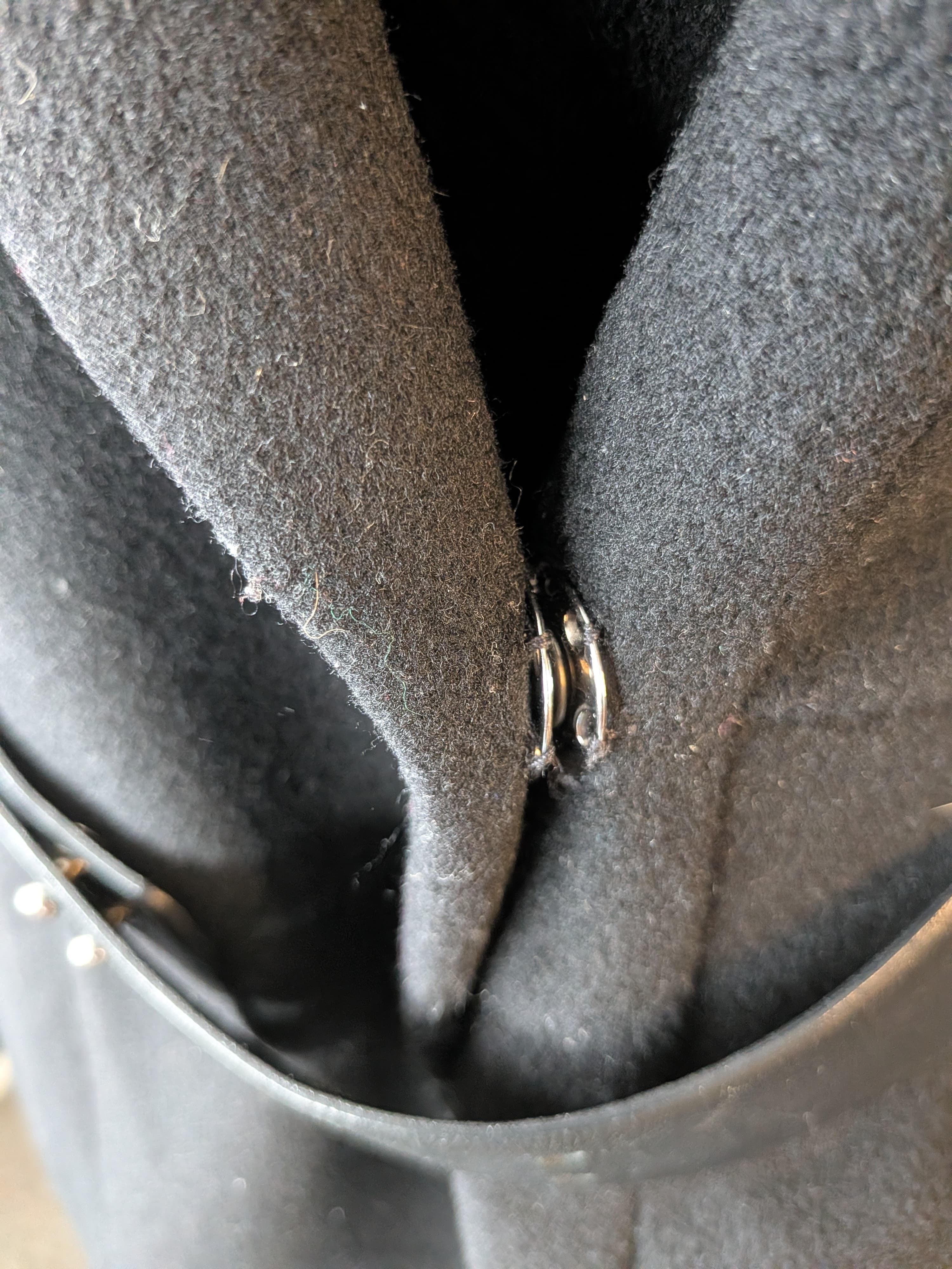 Weekend Max Mara Wollmantel, Schwarz, EU 36 – Gürtel inkl., Guter Zustand
