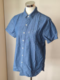 Levi’s Kurzarm Denim Shirt Dunkelindigo Größe M – Sehr guter Zustand