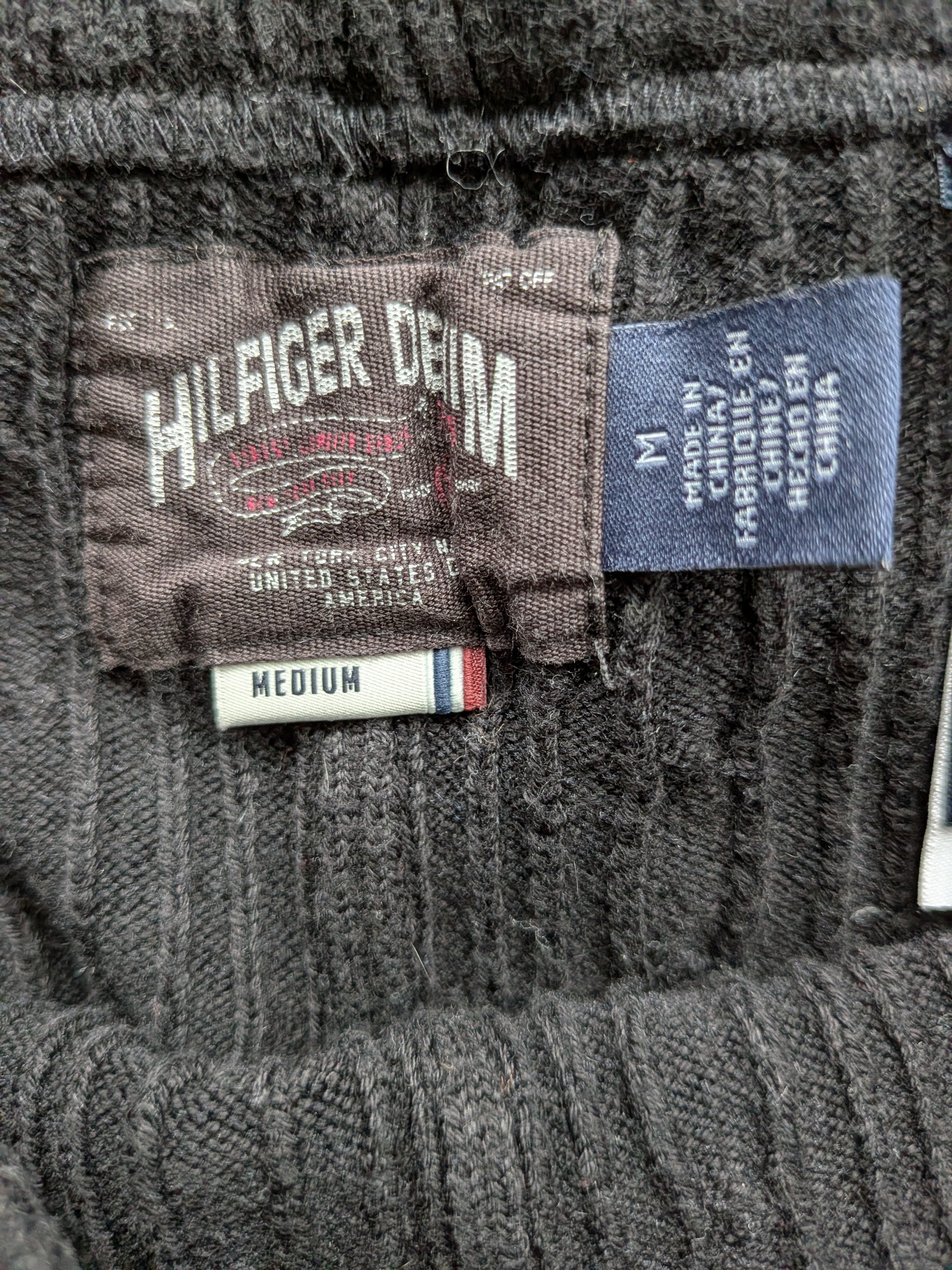 Hilfiger Denim Leggings, Schwarz, Gr. M, Sehr Gut