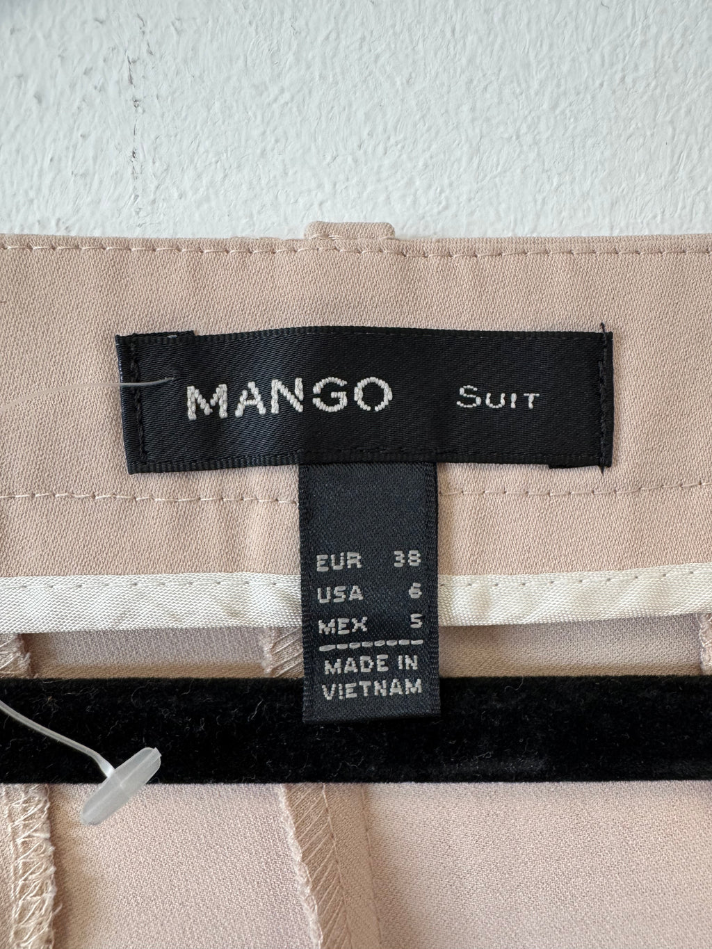 Mango Suit Women’s Stretch Trousers, Beige EU 44, Very Good Condition