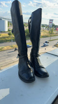 Steffen Schraut Lederstiefel Schwarz Kniehoch EU 37 Gebraucht