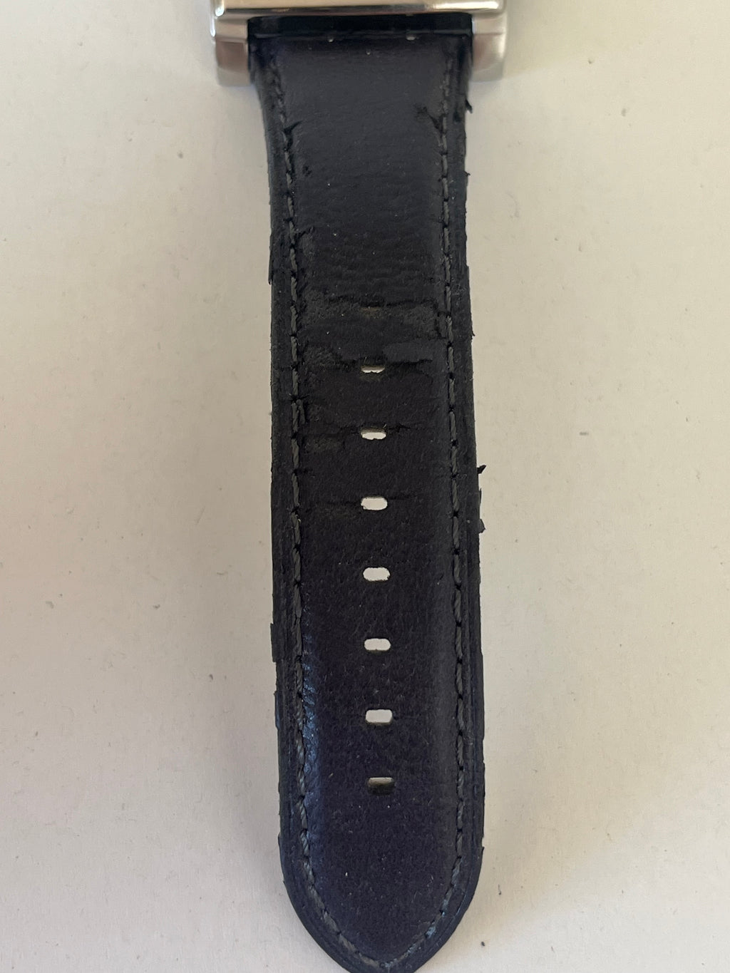 Festina Square Chronograph | Edelstahl | Lederarmband | 37mm | Guter Zustand