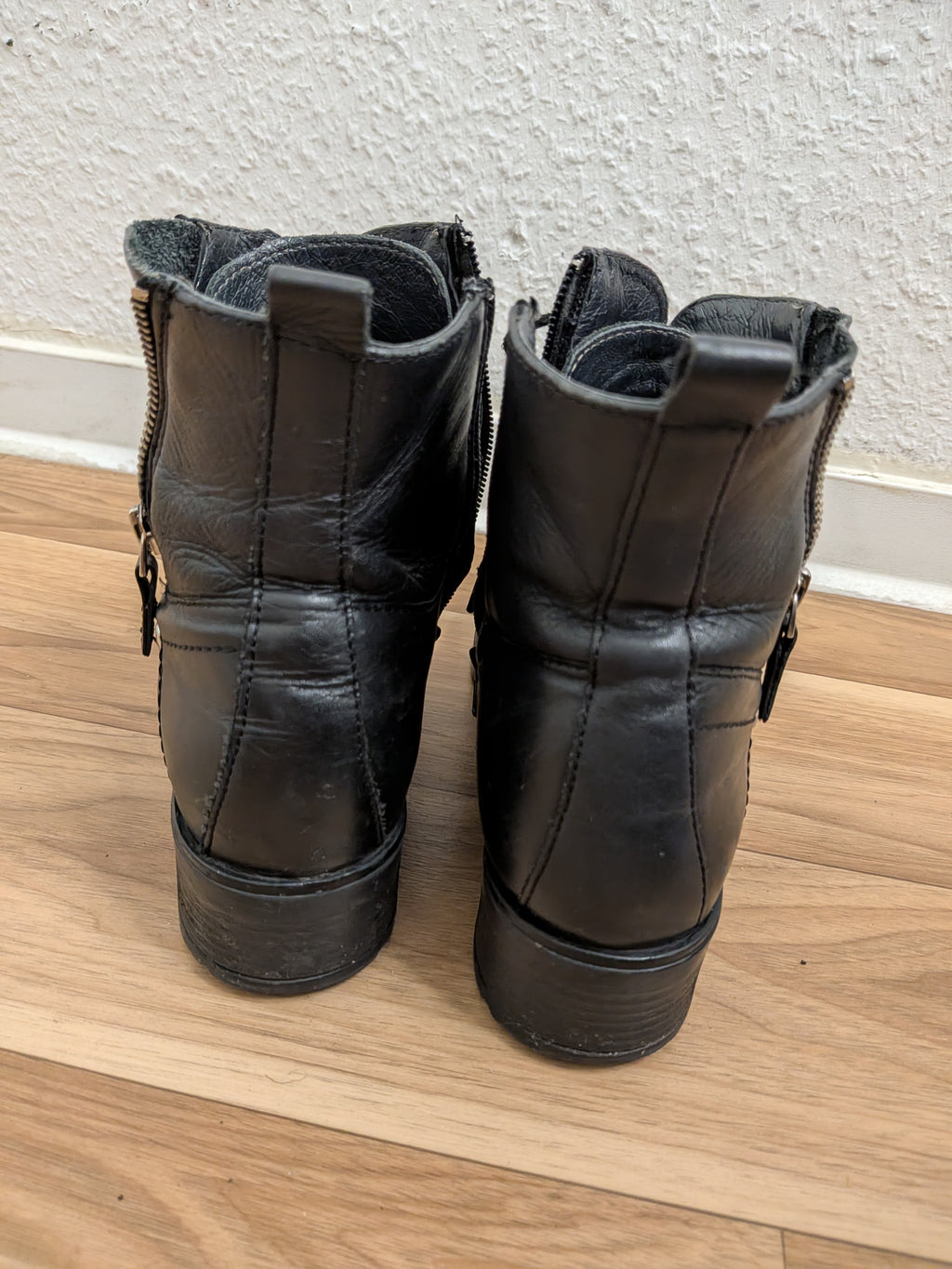 Schwarze Combat/Lace-Up Boots EU 36 – guter Zustand