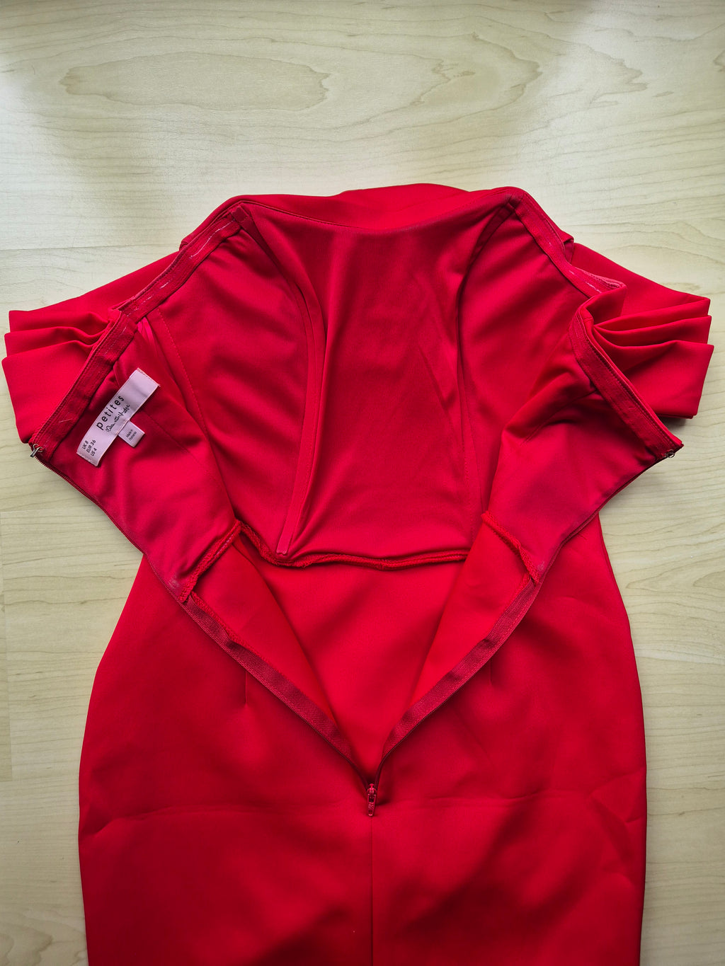 Miss Selfridge PETITE Off-Shoulder Kleid | Rot | EU 36 | Sehr gut