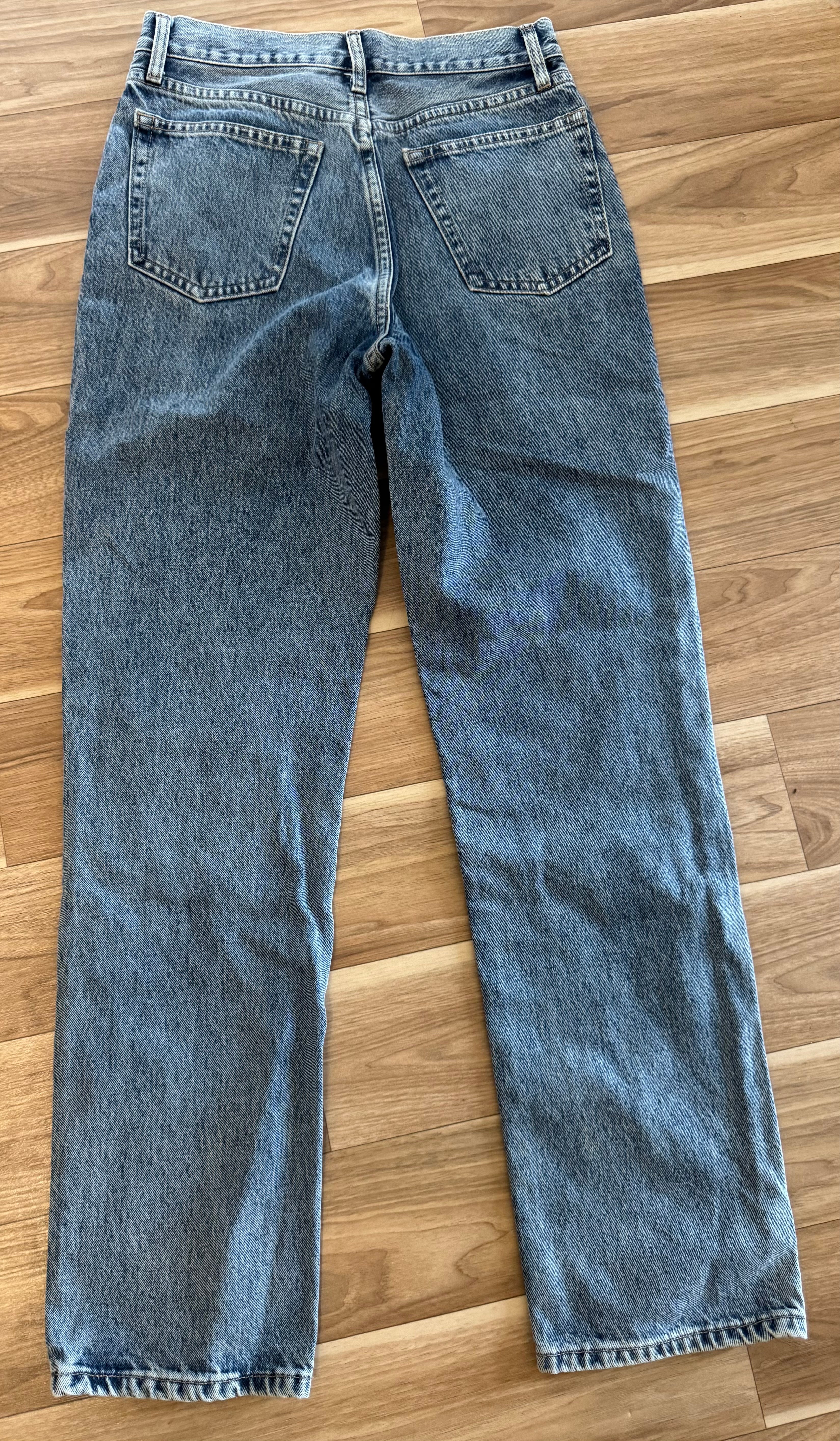 Topshop „Dad“ Jeans – W26/L32 (EU 36) – Mid-Blue – Sehr guter Zustand