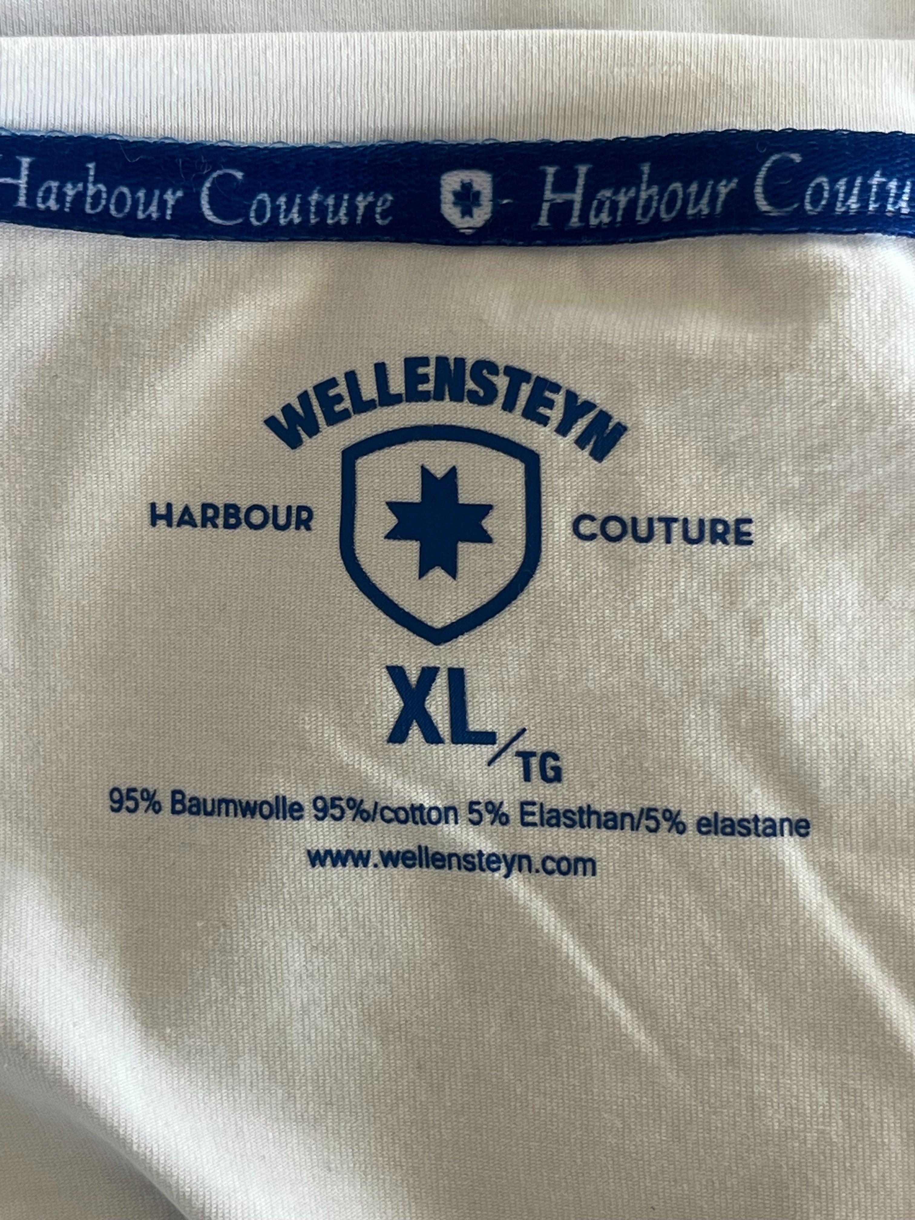 Wellensteyn Harbour Couture Hemd Weiß Langarm Größe XL Sehr Gut