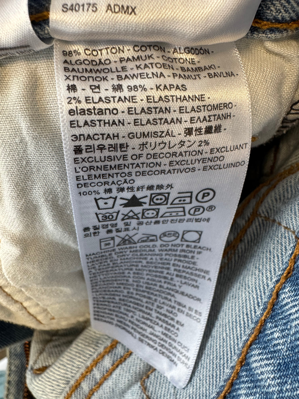 Levi’s 510™ Skinny Jeans W30 L32 Light Blue Very Good Condition
