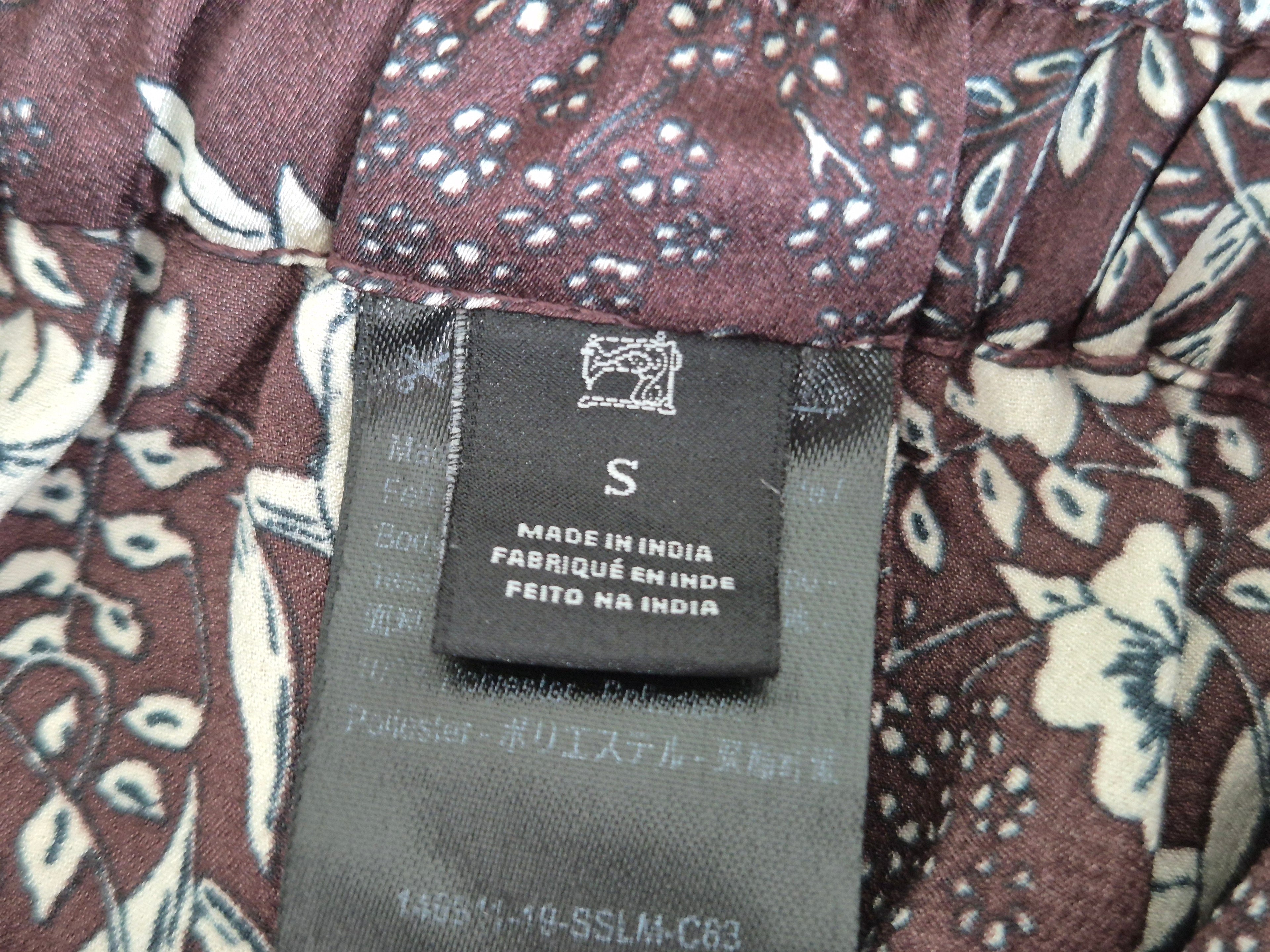 Scotch & Soda Poolside Hose, floral, Braun, Gr. S, sehr gut