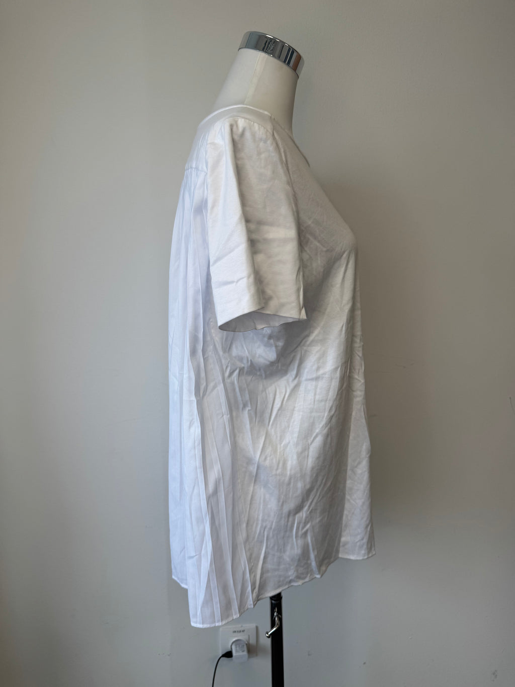 Van Laack Maryla-F Bluse, Faltenrücken, Gr. 44 (L), Weiß, guter Zustand