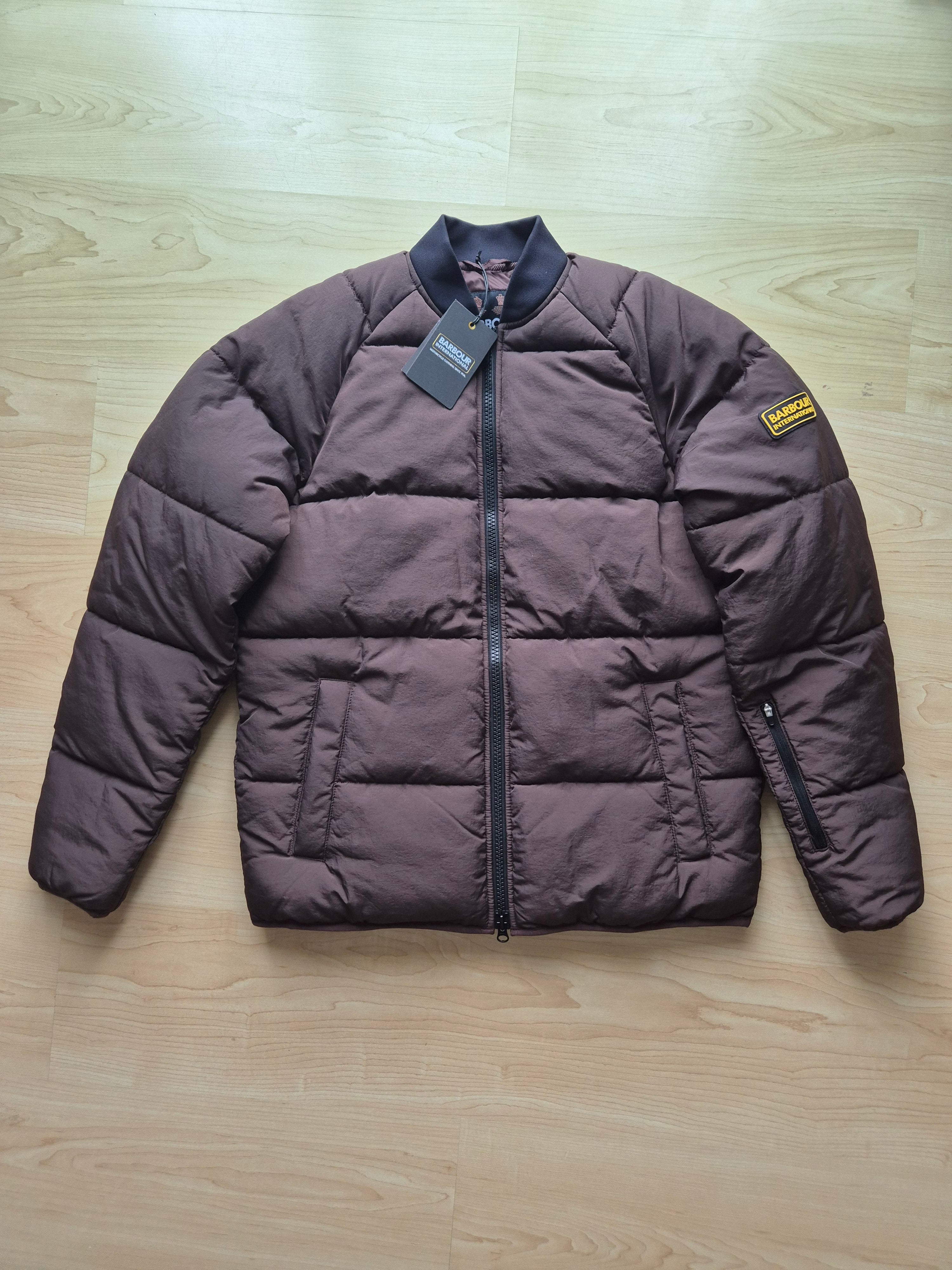Barbour International Cluny Stepp-Bomberjacke, Schokobraun, Gr. S, Neu mit Etikett