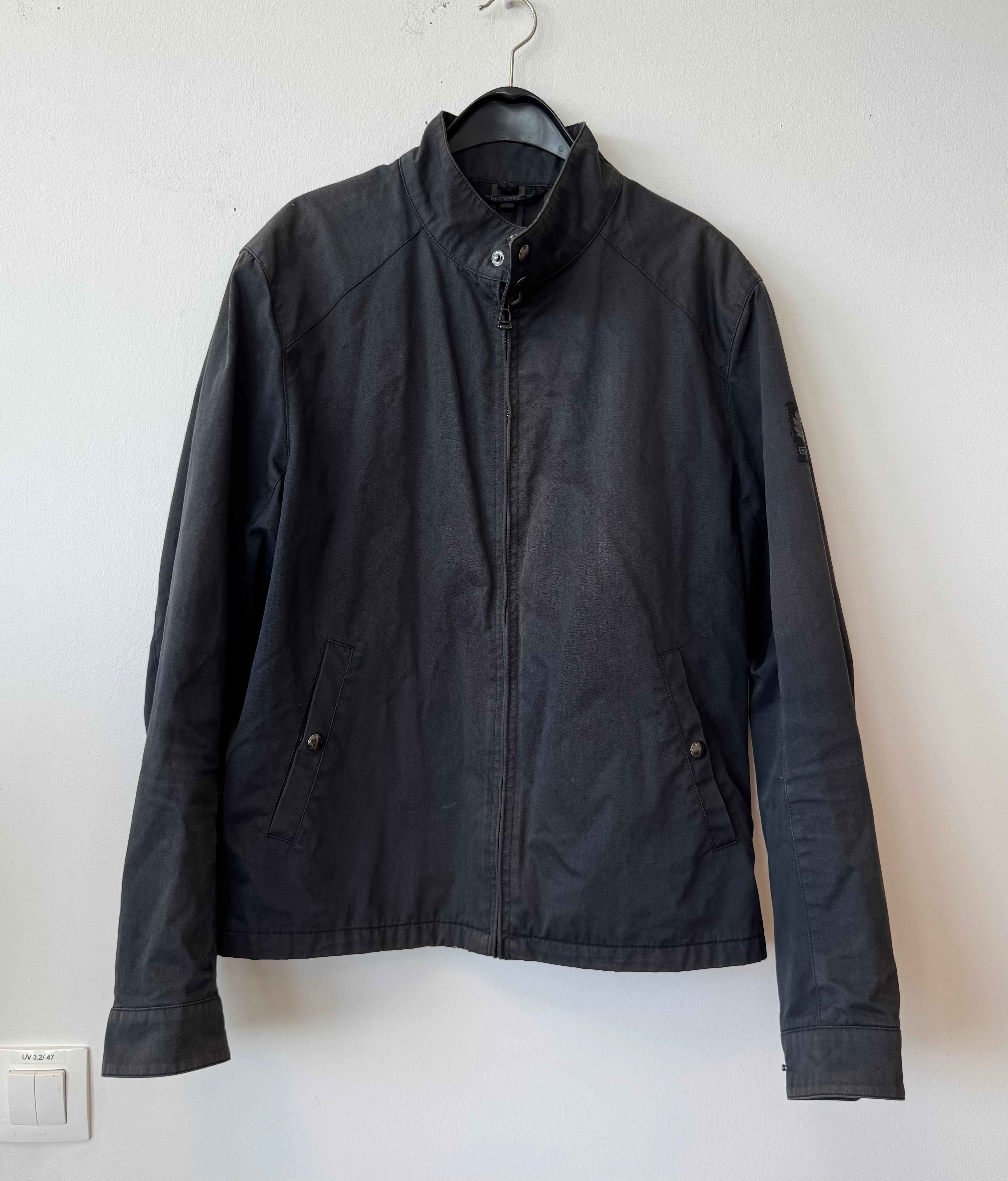 Belstaff Temple Herren Wachsjacke UK 40 Schwarz Zustand Gut