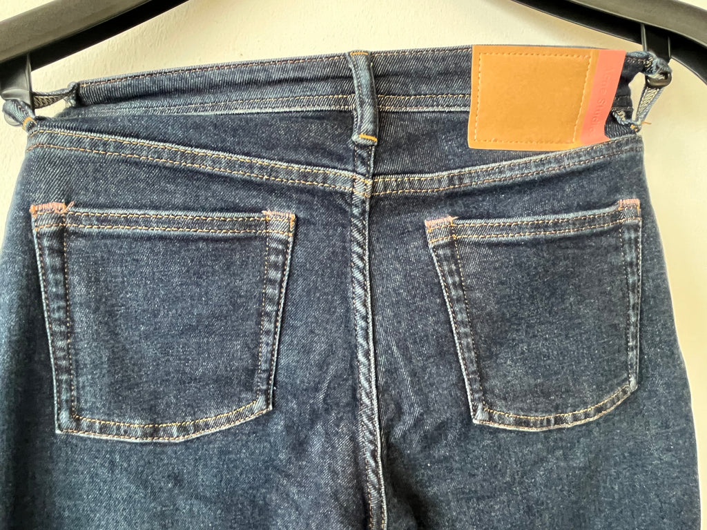 Acne Studios Climb Skinny Jeans Damen Dunkelblau 25/32 Sehr Gut