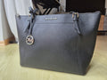 Michael Kors Voyager Large Tote Black Saffiano Leather, Very Good Condition