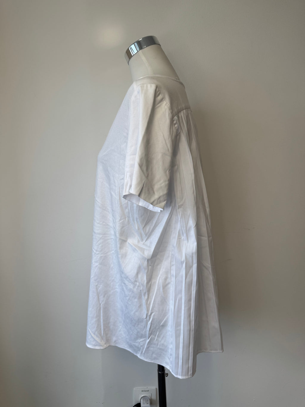 Van Laack Maryla-F Bluse, Faltenrücken, Gr. 44 (L), Weiß, guter Zustand
