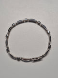 925 Silber Armband mit Zirkonia, 19 cm, Silber, guter Zustand