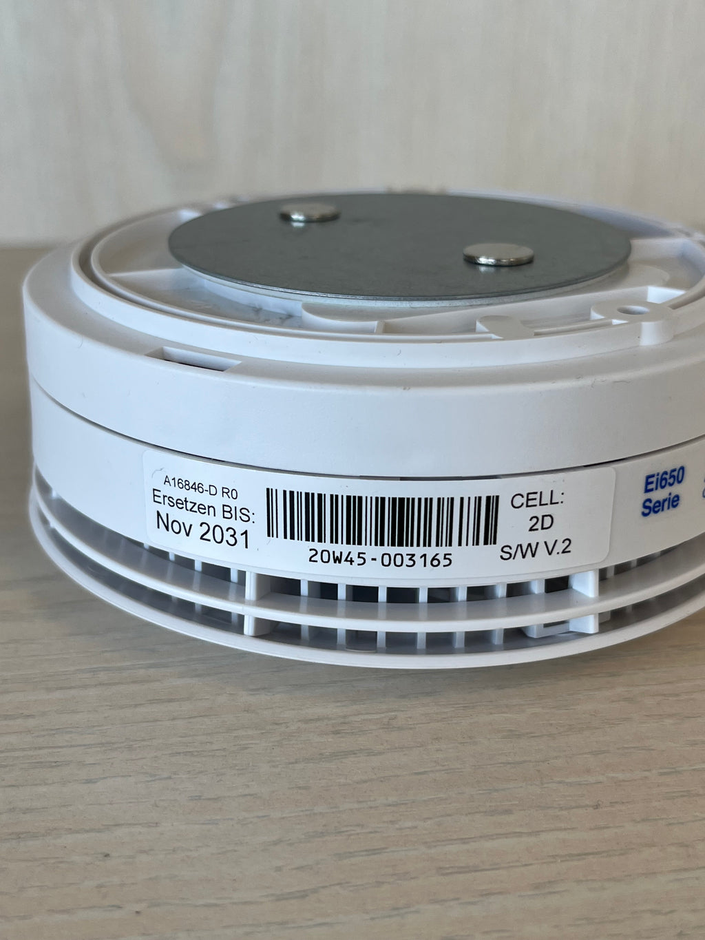 Ei Electronics Rauchmelder Ei650 – photoelektrisch, 10 Jahre, wie neu, weiß