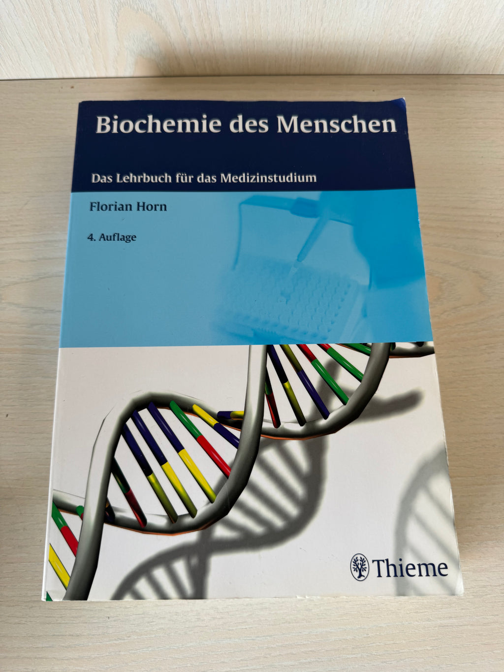 Biochemie des Menschen (Thieme) – 4. Auflage, Deutsch, guter Zustand