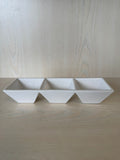 BIA Cordon Bleu Servierplatte 3-teilig, Weiß, 20x8x4cm, wie neu