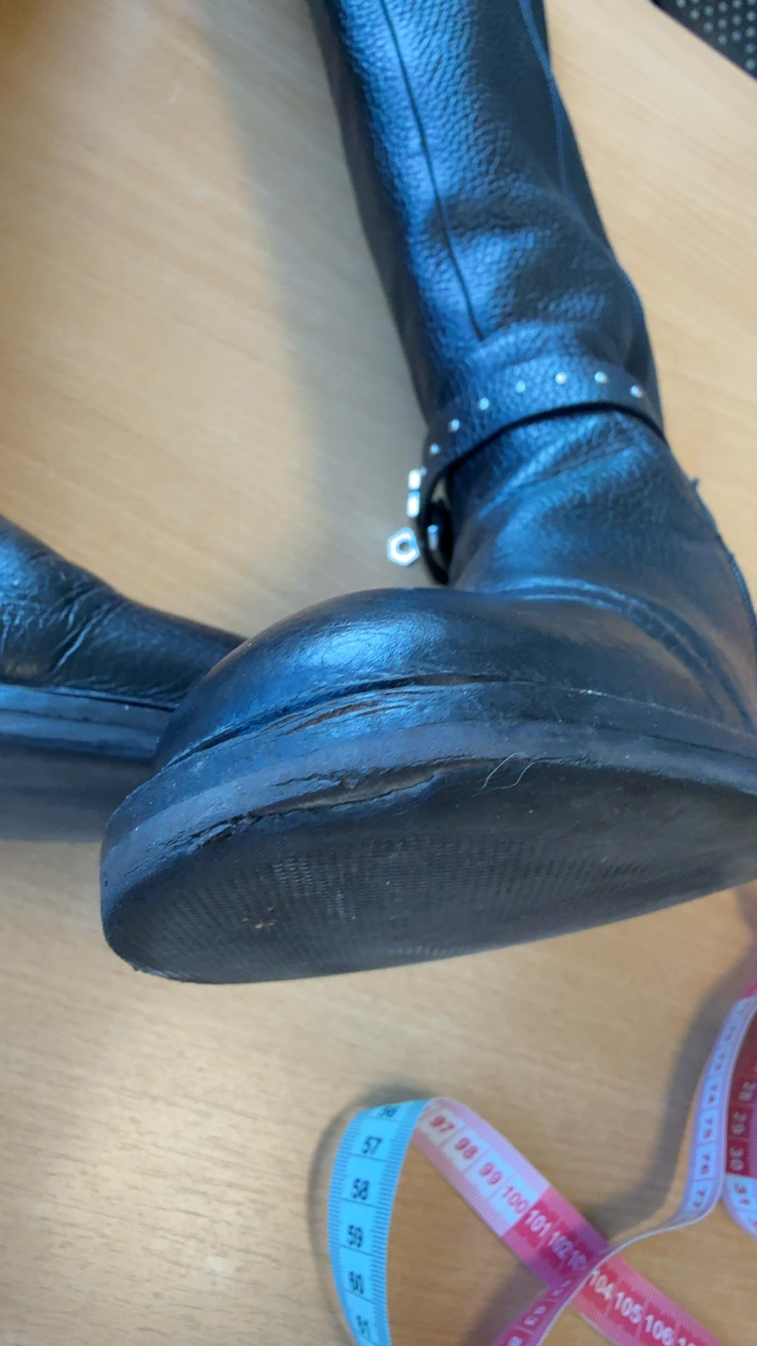 Steffen Schraut Lederstiefel Schwarz Kniehoch EU 37 Gebraucht
